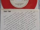 Tiny Tim  - Leave Me Satisfied -  RED VINYL USA Promo Picture Sleeve PS 7
