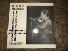 Gary Numan - Transcript LP: 1980, Live Santa Monica Civic, L.A., Neu Records