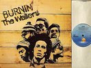 THE WAILERS (BOB MARLEY) burnin ILPS 9256 uk island 1980s reissue LP PS EX/EX