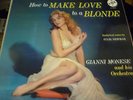 HOW TO MAKE LOVE TO A BLONDE Cheesecake cover JULIE NEWMAR 1959 Vinyl LP