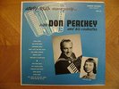 DOMINO LP RECORD DRLP-100 / DON PEACHEY/ HAPPY POLKA DANCE PARTY/ BURNETTE, WI