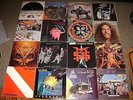 HARD ROCK-METAL LP LOT-30-SABBATH-KISS-LEPPARD-SISTER-AC/DC-TESLA-SCORPINS-HALEN