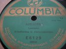 GREEK  78 RPM RECORD-  COLUMBIA E6129