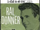 RAL DONNER I GOT BURNED / A Tear In My Eye RARE  PS 1963 Rockabilly