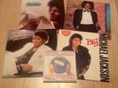 4 x MICHAEL JACKSON LPs . BAD,THRILLER,BEST OF,OFF THE WALL + 7