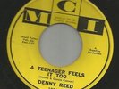 POPCORN bw/ TEEN DOOWOP--DENNY REED --HOT WATER -HEAR BOTH-1960 ARIZONA MC