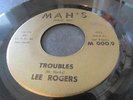 LEE ROGERS DETROIT NORTHERN SOUL ON MAH'S LABEL M000.9 TROUBLES /WALK ON BY