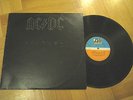 AC/DC - BACK IN BLACK  RARE YUGO PRESS LP+INNER ON UNIQUE BLUE ORANGE LABEL 1980
