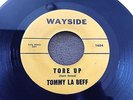 SLEEPY LABEEF TORE UP  RARE M- ROCKABILLY 45 WAYSIDE AUTOGRAPHED TOMMY LABEFF