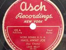 Lead Belly 78 rpm on Asch 103: Haul Away Joe b/w Old Man, 1942