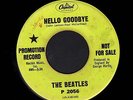 THE BEATLES Hello Goodbye 45 GREEN LABEL PROMO on CAPITOL 2056