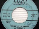 JOE THERRIEN Jr and His ROCKETS Hey Babe Let's Go Downtown ROCKABILLY 45 w240