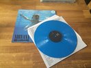 NIRVANA.NEVERMIND.LP.BLUE VINYL.POSTER.INNERSHEET.