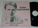 Extremely rare Eddie Cochran single 45 Little Lou/Cut across shorty LIB10185 Exc