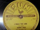 JOHNNY CASH I Walk The Line / Get Rhythm SUN RECORDS 78 #241