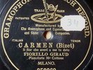 FIORELLO GIRAUD Black G&T 052069 RARE Carmen OPERA 78 RPM RECORD -PRISTINE