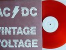 AC/DC rare RED Vinyl LP Vintage Voltage copper Live from the Atlantic Studios