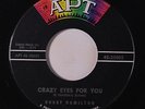 BOBBY HAMILTON: Crazy Eyes For You / While Walking Together 45 Blues & R&B
