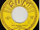 50s Rock N Roll Rockabilly SONNY BURGESS red headed woman U.S. Sun 7