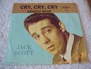 JACK SCOTT-Cry, Cry, Cry/Grizzly Bear-45 & PICTURE SLEEVE/ORIG CAPITOL LB/NM