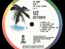 U2 -October- 1980's CANADIAN Columbia House LP  WHITE PALM LABELS  CANADA  NM 