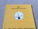 THE CULT In Concert - 375 LP Vinyl Record EX UK 33RPM RARE BBC Transcription