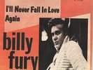BILLY FURY=UK=MINT=EXPORT  PICTURE SLEEVE=45=IN SUMMER=1963=TEEN= ROCK N ROLL 7