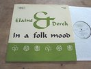 ELAINE & DEREK - IN A FOLK MOOD LP Rare Private UK Alpha Records 1964 SUPERB