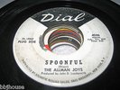 THE ALLMAN JOYS - Spoonful / You Deserve Each Other - Rare Original DIAL 45