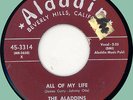 ALADDINS All of My Life / So Long, Farewell 45rpm Aladdin 1955 original