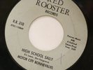 MOTOR CITY BONNEVILLES the wrong side 45 RED ROOSTER - detroit garage - HEAR