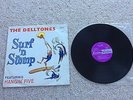 THE DELLTONES SURF N' STOMP RARE OZ 60s LP RECORD SURFING/ROCK N ROLL LEEDON VG