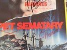 The ramones pet sematary vinyl handsigned + access all areas crew pass