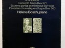 HELENE BOSCHI - JS BACH piano works L'APOSTROPHE rare private LP EX+