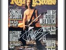 METALLICA - JAMES HETFIELD - ROCK LEGEND - ORIGINAL HAND SIGNED AUTOGRAPH