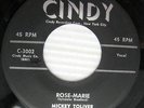 MICKEY TOLIVER & THE CAPITOLS doo-wop 45 on CINDY Rose Marie / Millie e5 HEAR