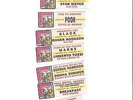 DISCHI  RECORDS  JUKEBOX  1988  PROMO  STICKERS  45  RPM  RECORDS  8