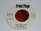 LEE MOSES time and place FRONT PAGE NORTHERN SOUL FUNK PROMO 45 NM- HEAR