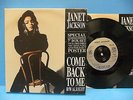 Janet Jackson Come Back To Me 1990 Import Box Set 45 Record A&M USAB 681 Poster