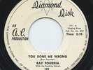 HEAR - Rare Doo Wop / R&B 45 - Ray Fournia & Rocking Rebels - You Done Me Wrong
