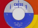 Bobby Sisco - Go Go Go / Tall Dark and Handsome Man (Rockabilly, Repro 45)
