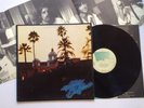 THE EAGLES - HOTEL CALIFORNIA - 1ST PRESS VINYL LP + POSTER 6E STERLING LH VG++
