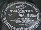 ELVIS PRESLEY - Jailhouse Rock  78 RPM BRAZIL ======DIFFERENT of lp mono