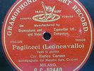 (R) CARUSO ENRICO Opera 78rpm G&T 52440  Pagliacci-Vesti la giubba NO STAMPER #