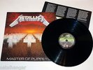Metallica 'Master Of Puppets' UK '89 Re-Issue LP Vertigo Spaceship Labels +Inner