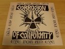 CORROSION OF CONFORMITY LP EYE FOR AN EYE 1984 NO CORE COC + INSERT THRASH DRI