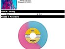 NIRVANA Sliver / Dive 7''45 Blue Pink Vinyl Newbury Comics - Only 1000 made