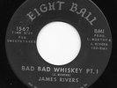 Jazz Funk 45 JAMES RIVERS Bad Bad Whiskey Eight Ball HEAR Flute