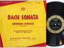 GEORGES ENESCO:JS Bach Solo Violin Sonata #2:Remington 10