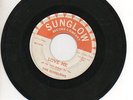 THE SUNGLOWS 45 RPM Record LOVE ME / HONEYCHILD Sunglow 117 TEXAS LATIN SOUL VG-